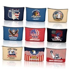 9 Pcs 250th Anniversary Merchandise Gift USA for Women America Patriotic