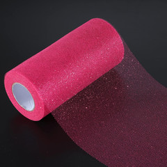 Glitter Tulle Roll Sparkling Tulle Ribbon Fabric Spool for Wedding Decoration Gi