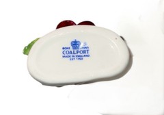 Coalport Set of 6 Boxed Single Flower Cardholders Bone China England, Damage