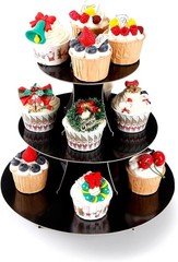 Elegant 3-Tier Cupcake Stand – Sturdy, Anti-Slip, Ideal for Any Celebration