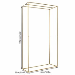New Wedding Ceremony Canopy Chuppah Photography Backdrop Stand Kit Decoration.
