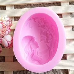 Cestony Smelling Flowers Silicone Soap Mold for DIY Soap Making Supplies