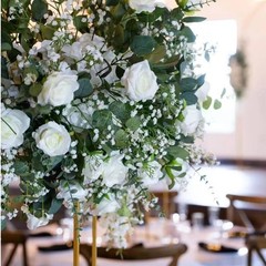 LYLYFAN Babys Breath Artificial Flowers,18 Pcs Gypsophila Faux Flowers for We…