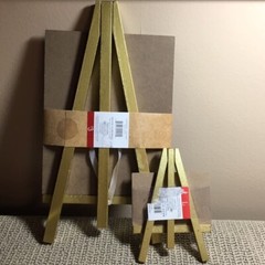 Chalkboard Easels for Tabletop * Set of 2 * 7.5″ x 6″ and 2.25″ x 3.5″ * NEW