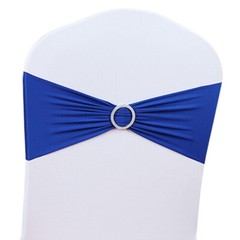 10/25/50/100 Spandex Stretch Chair Cover Sashes Party Bows Wedding Decoration