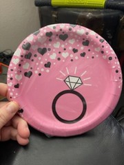 Unique Bachelorette Party Engagement 6-3/4″ Dessert Plates 8ct. Party Supply New