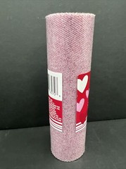 Crafter’s Square Glitter Tulle 6” X 3 Yards Pink With Pink Glitter