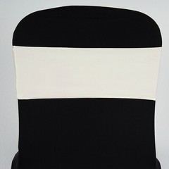 10 Ivory Spandex STRETCHABLE CHAIR SASHES Wedding Party Decorations SALE