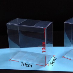 10X Box Clear PVC Plastic Cube Wedding Party Favour Gift Display Transparent BOX