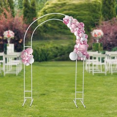 7.2ft Arch Wedding Stand Party Balloon Shelf Outdoor For Backdrop Rack Stand