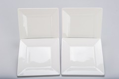 Bia Cordon Bleu 7.25-Inch Square Plate Set Of 4 White 905161Ws4Sioc