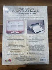 Vintage DIY Wedding Invitation Blank Card Kit Product Code 82880