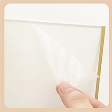 Acrylic Sign Holders Golden Border Wedding Table Fres Double