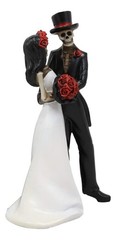 Ebros Day Of The Dead Wedding Dance Skeleton 6.25″H 4.25″Wide, Multi Colored