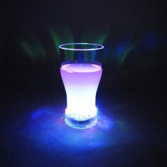 Clear Liquid Activated LED Light Mug Drink Cup Glowing Halloween Party Drinkware