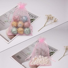 100PCS 4x6inch 10x15cm Drawstring Organza Jewelry Favor Pouches Wedding Party…
