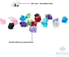 Acrylic Gems Ice Crystal Rocks for Vase Fillers, Party Table Scatter, Wedding, P