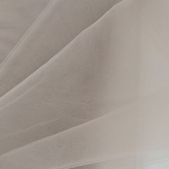 Taupe TULLE NET FABRIC 54″ wide x 40 yards Bolt Crafts Sewing Put-up Wedding