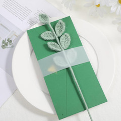 100 Pcs Wedding Invitation Accessories Vellum Belly Band for 5 x 7 Invitations,