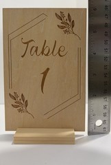 Table Top Wedding Numbers 1-20 Table Numbers Celebrations Wood