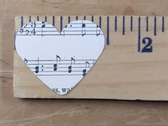 Heart Confetti 4,500+ Hearts Vintage Church Hymnal Book Wedding Party Decor