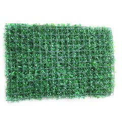 12Pcs Artificial Plant Hedge Grass Mat Greenery Wall Fence Panel Background USA