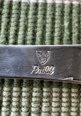 Vintage Prill Silver Plated Cake/Pie Knife Serving Floral Design 12”