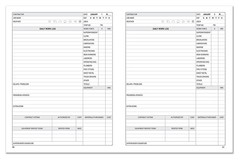 Bookfactory Construction Daily Activity Log Book Construction Foreman Site