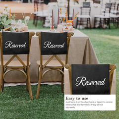 20 Pack Reserved Seating Signs Reserved Chair Signs Church Pew Reserved Signs Re