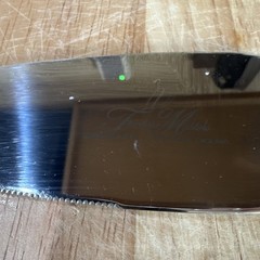 Franklin Mint Stainless Steel Cake Server Floral Handle Sheffield England
