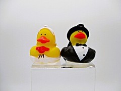 Wedding Rubber Duck Bride Groom Ornaments Gift Stocking Stuffers Jeep Duckies
