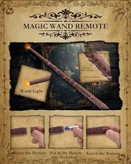 Raycare 20 Pcs Floating Candles with Wand, Hanging Candle with Magic Wand 20