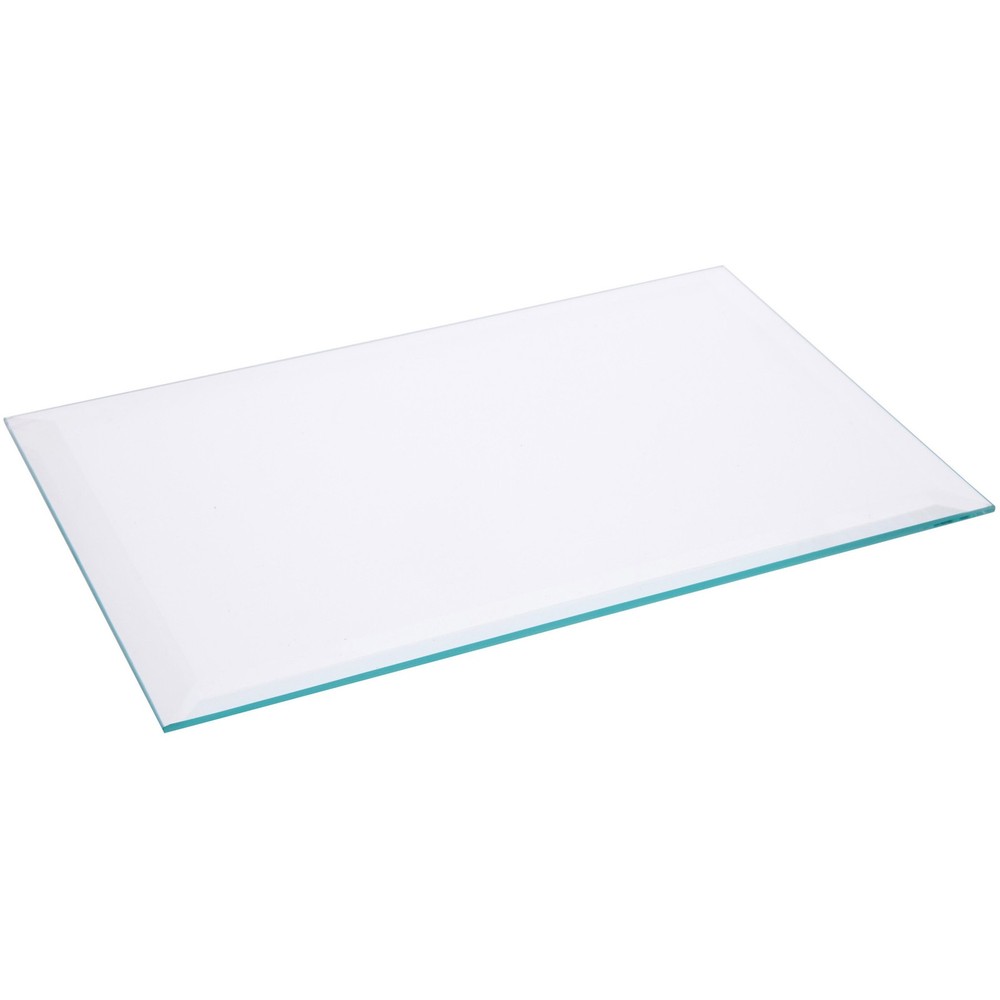 Plymor 6″ x 9″ Rectangle, 5mm Thick Beveled Clear Glass