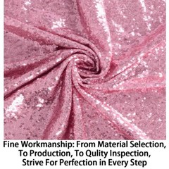 Sequin Aisle Runners 2ft X 15ft Pink Gold Carpet Runner For Party Glitter Runner