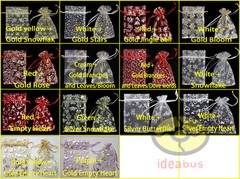 25/50/100pcs Print Pattern Organza Pouches Jewelry Wedding Favor Bags 7″x4.7″