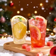 12 oz Clear Plastic Cups, 100 Pack Heavy-duty Party Glasses, Clear-12oz-100
