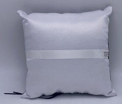 Ring Bearer Pillow Wedding NEW Black White Rhinestones Prty Mail Shp