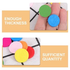 Counting Chips Assorted Color Children Classroom Use 150Pcs 0.79X0.79X0.08In