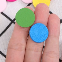 Counting Chips Assorted Color Children Classroom Use 150Pcs 0.79X0.79X0.08In
