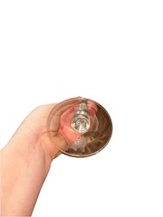 Diamond Stemmed Wine Glasses 2 Wedding Bride Groom Holiday Cocktail Heavy