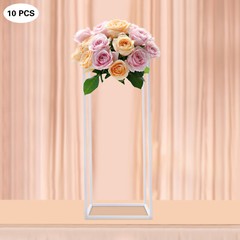 23.6in 10Pcs Tall Gold Metal Flower Stand for Wedding Table Centerpieces Decor~