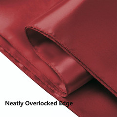Satin Burgundy Chair Sashes Bows Ties 50 Pack for Party Wedding Universal Ribbon