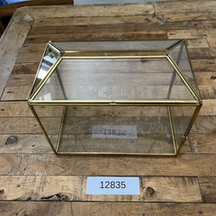 Brass And Glass Display Box