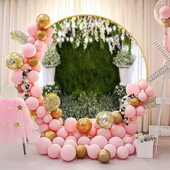 Flowers Wall Round Photography Background Wedding Arch Stand Cover Backdrop