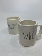 WIFEY/HUBBY MUGS.