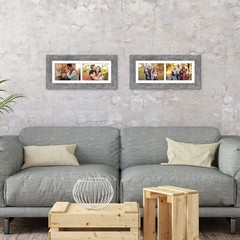 6×15 Picture Frame Display 2 opening 5X7 Double Picture Frame Collage,Multi P…
