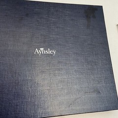Aynsley Cake Plate & Knife China 10” In Box Little Sweetheart Pattern Wedding