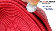 High Class VIP Quality Red Carpet Aisle Runner for Events, Wedding and Ceremony
