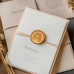 Wax Seal Stickers A, 50Pcs Gold Wax Seal Stickers Self Adhesive Letter Wax St…