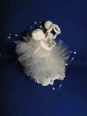 New Vintage Wilton Petite «Celestial Twins» wedding Cake Top 1001-554R